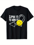 “Spin to Win” Pickleball Tee
