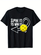 “Spin to Win” Pickleball Tee