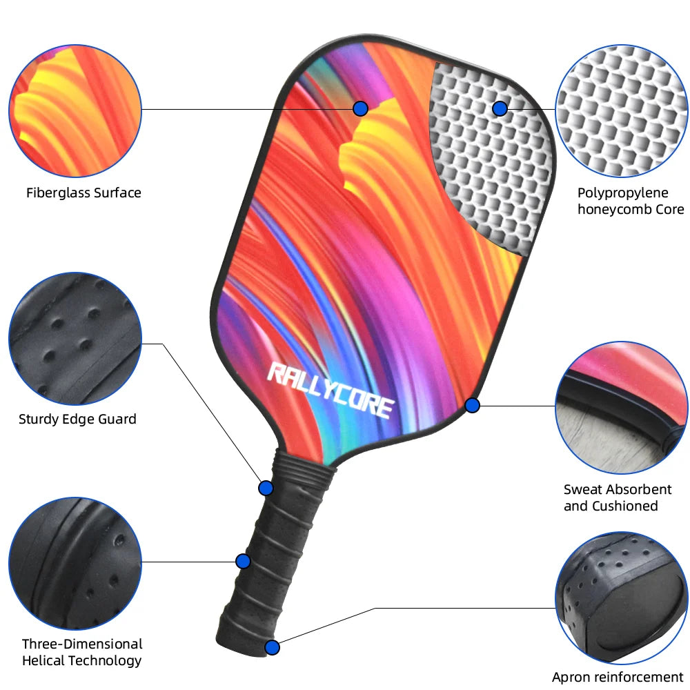 Fiberglass Power Paddle Set (With Bag)