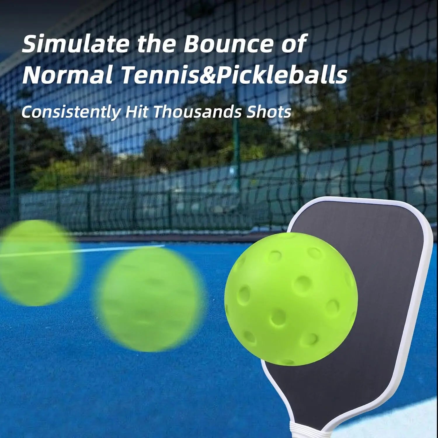 Silent Foam Pickleball Balls (4-Pack)