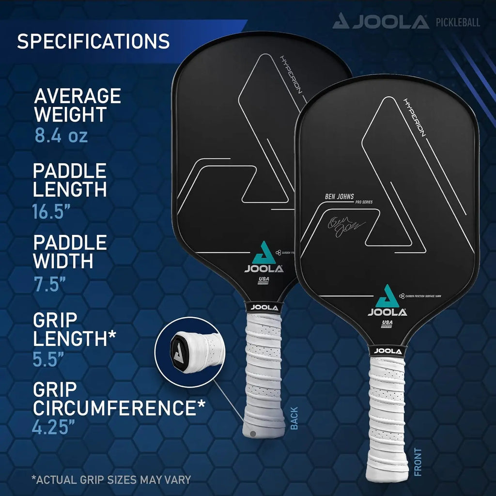 USAPA Carbon Paddle (High Spin Grip)