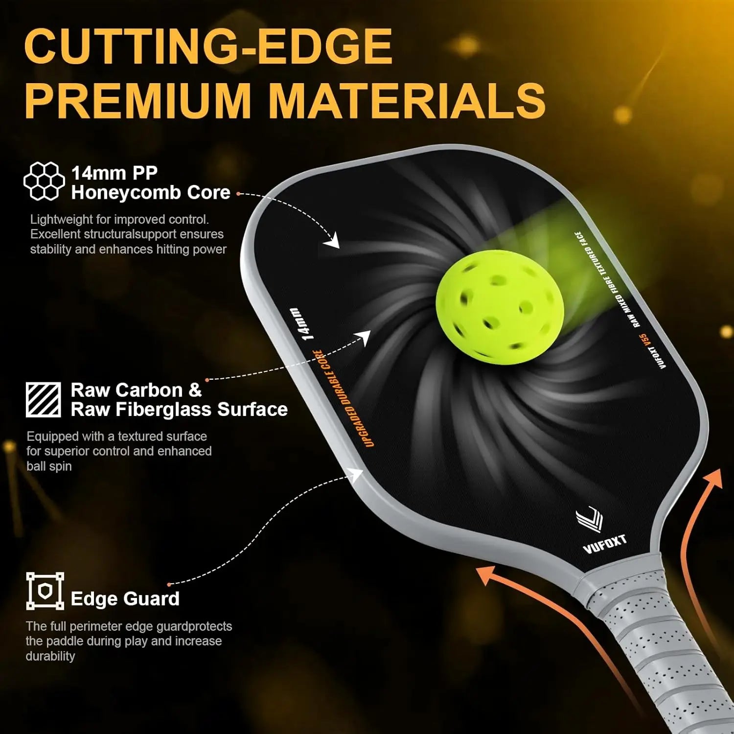 Lightweight Carbon Paddle Set (14mm Core)