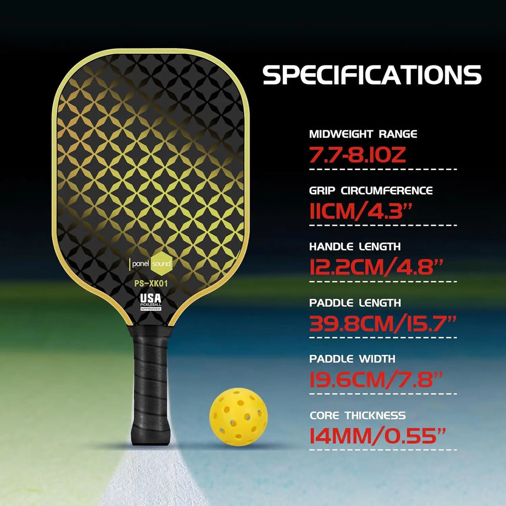 USAPA Fiberglass Paddle Set (2/4 with Case)