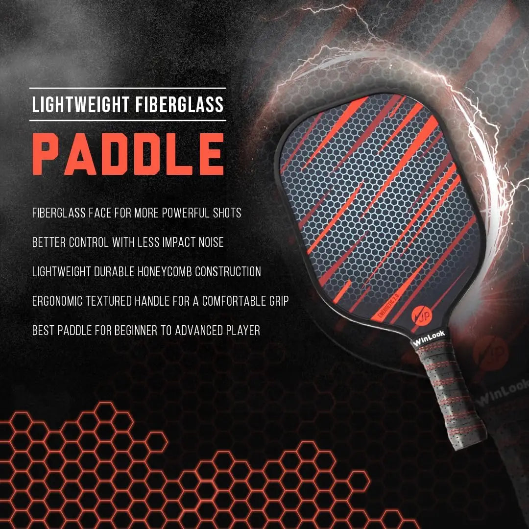 Fiberglass Paddle Set (2 Paddles + Balls & Bag)