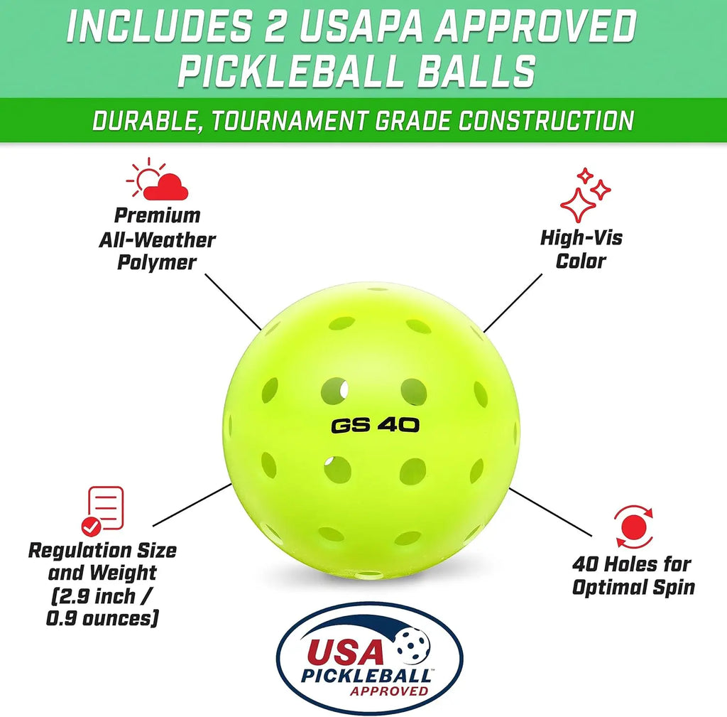 USAPA Fiberglass Paddle (Single/2/4 Pack)