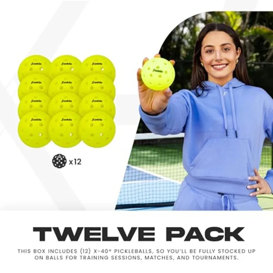 X-40 Outdoor Pickleballs (Official Ball)