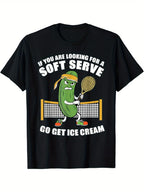 Men’s “Soft Serve” Pickleball Tee