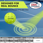 Pickleball Balls (6-Pack, Indoor/Outdoor)
