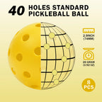 KOOMADE Pickleball Balls (8/16 Pack, 40-Hole)