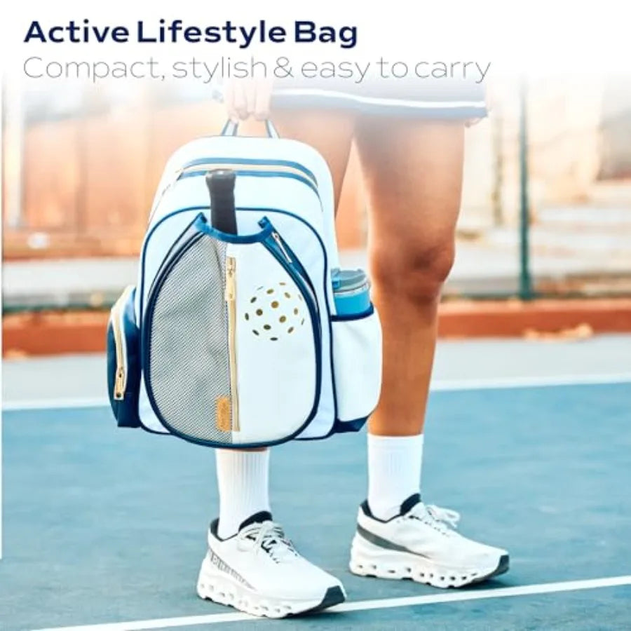 Pickleball Backpack (Large Capacity + Bottle Holder)