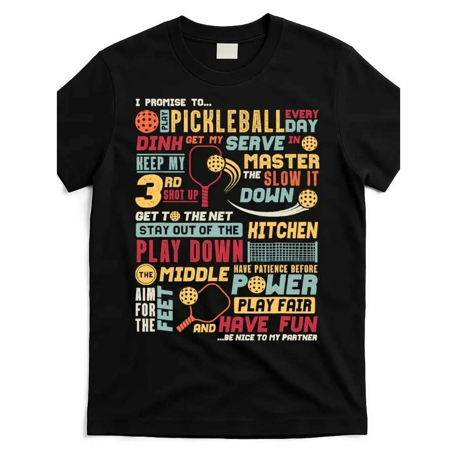 Funny Pickleball Pledge Tee
