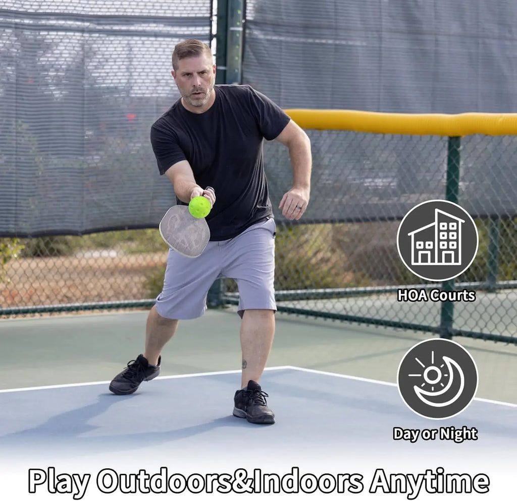 Silent Foam Pickleball Balls (4-Pack)