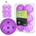 Indoor Pickleball Balls (6-Pack, 26-Hole)