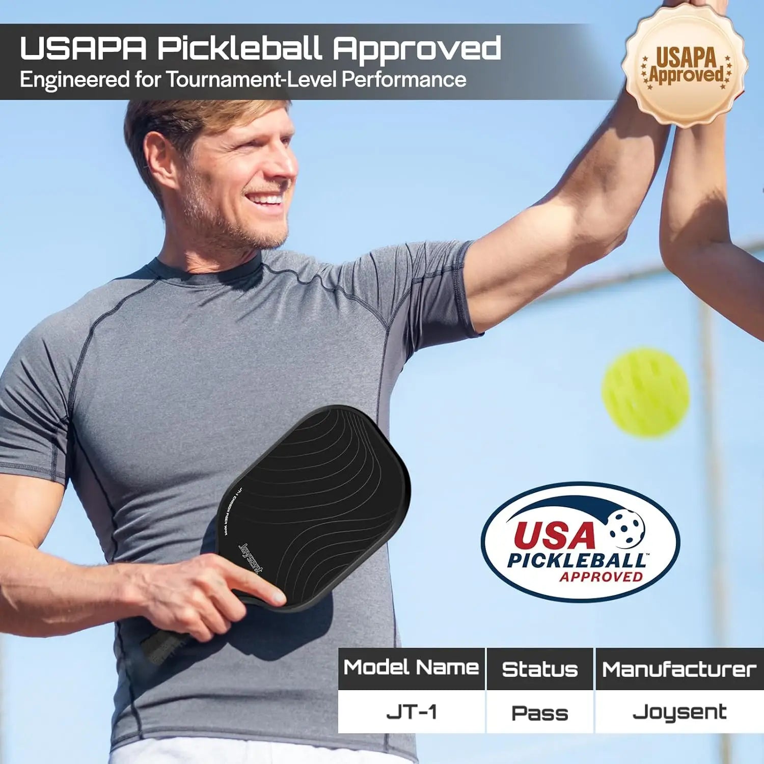 Carbon Fiber Paddle Set (2 Paddles + Balls)