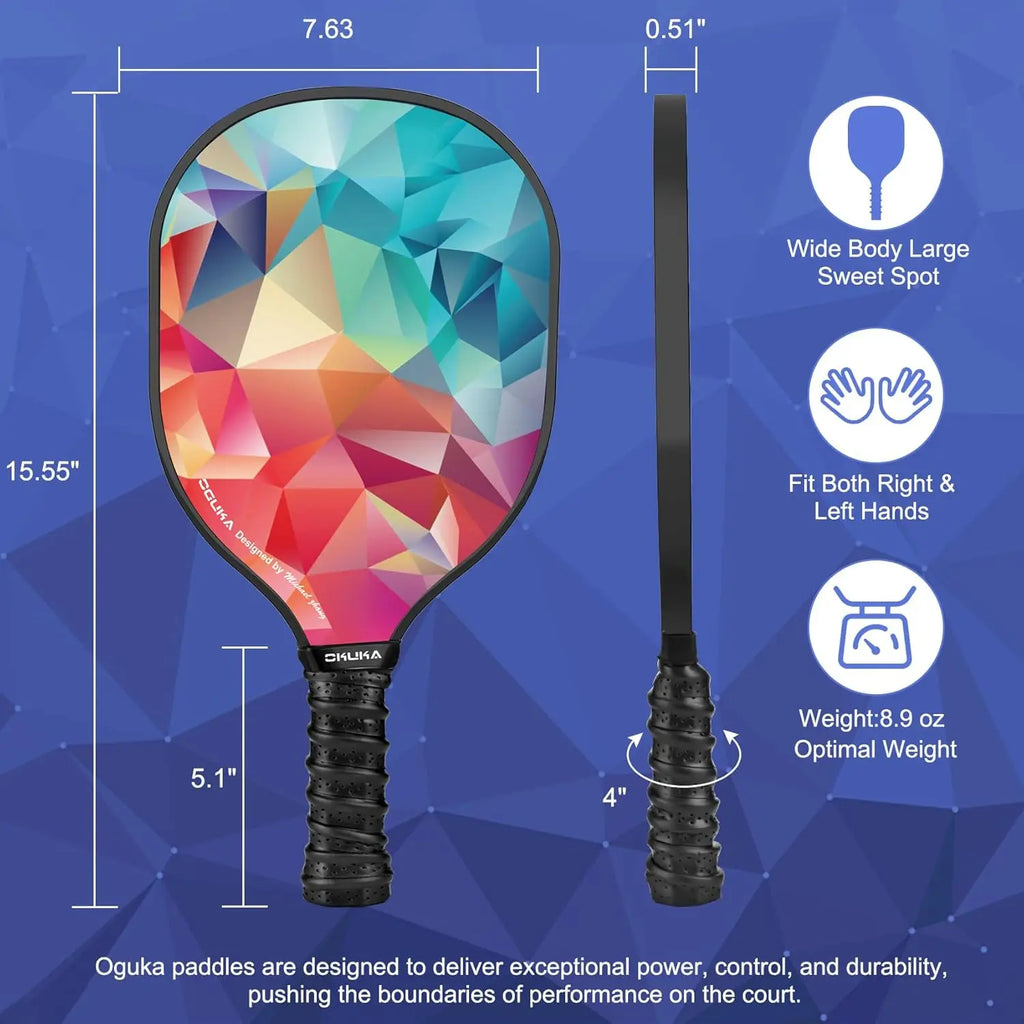 Lightweight Pickleball Paddle Set (Complete Kit)