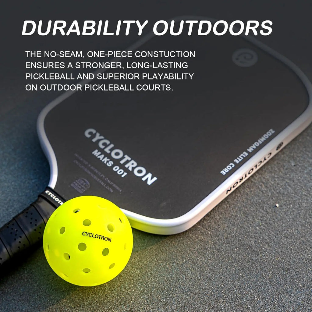 Outdoor Pickleball Balls (USAPA, High-Vis)