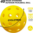 Pickleball Balls (6-Pack with Bag, USAPA)