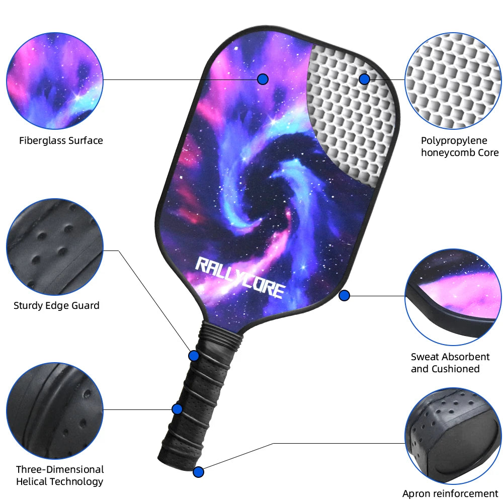 USAPA Paddle Set (2 Paddles + 4 Balls & Bag)
