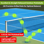 Outdoor Pickleball Balls (40-Hole Precision)
