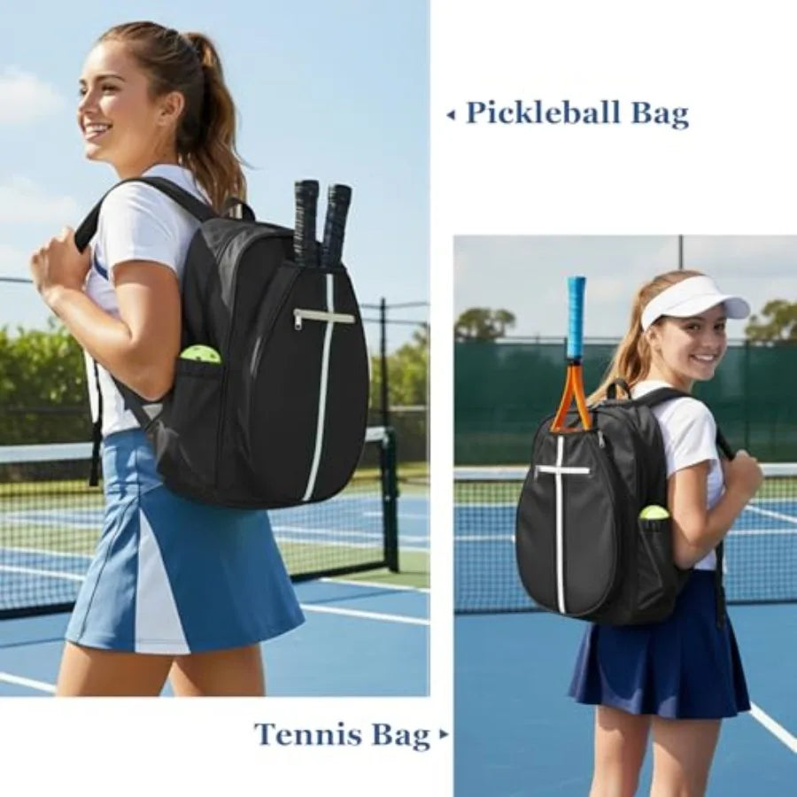Pickleball Backpack (2–6 Paddles, Shoe Compartment)