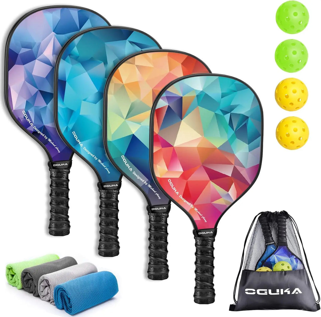 Lightweight Pickleball Paddle Set (Complete Kit)