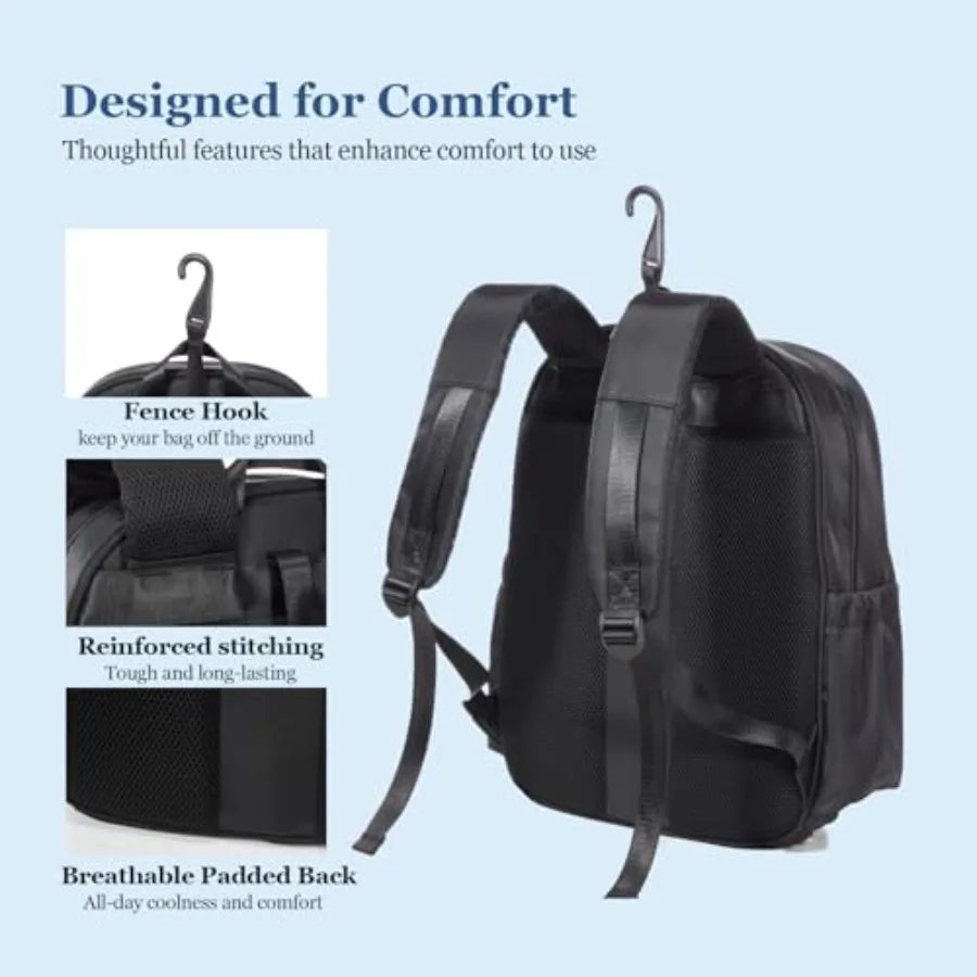 Pickleball Backpack (2–6 Paddles, Shoe Compartment)
