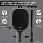 Carbon Fiber Paddle Set (2 Paddles + Balls)