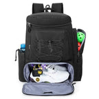 Pickleball Paddle Backpack (4 Rackets + Shoe Compartment)