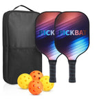Carbon Fiber Paddle Set (2 Paddles + 4 Balls & Bag)