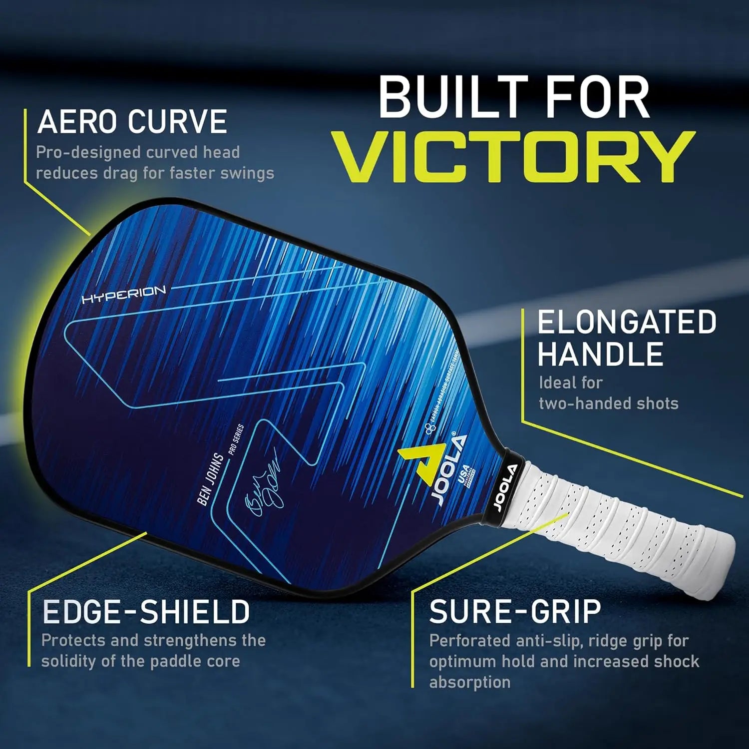 Carbon Fiber Paddle (Raw Surface, USAPA Approved)