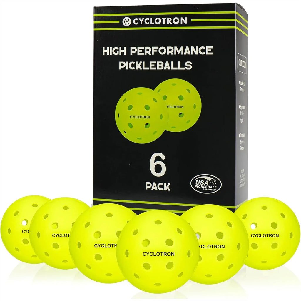 Outdoor Pickleball Balls (USAPA, High-Vis)