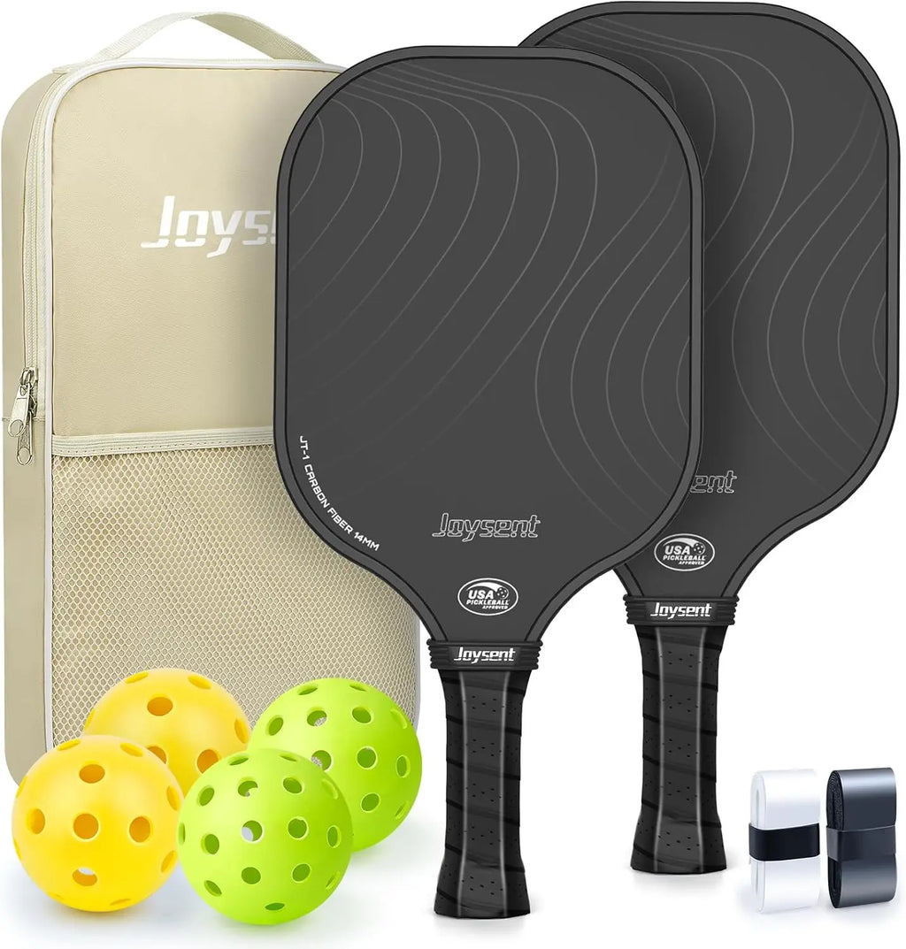 Carbon Fiber Paddle Set (2 Paddles + Balls)