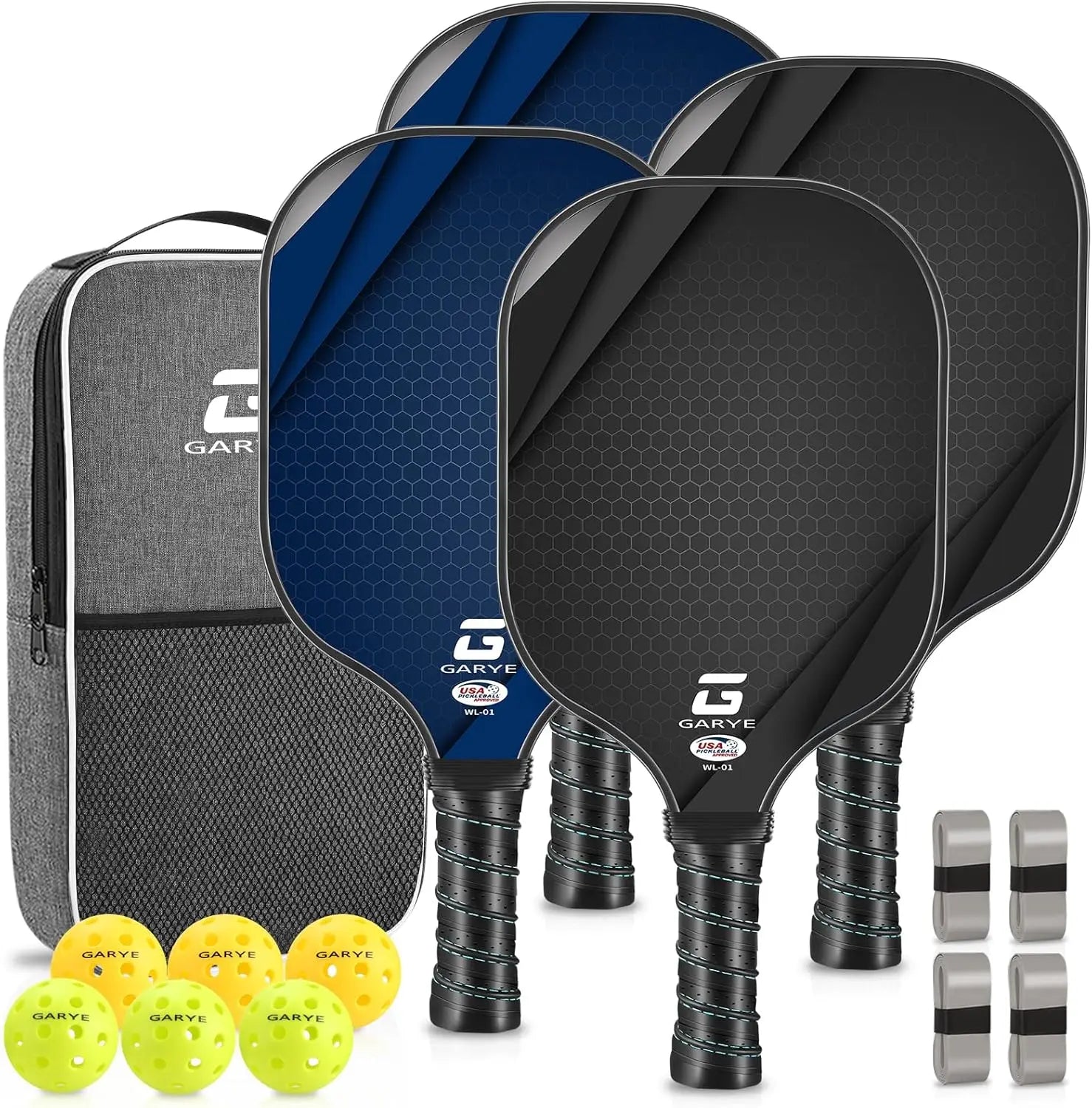 Carbon Fiber Paddle Set (4-Pack + Kit)