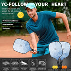 USAPA Pickleball Paddle Set (2 Paddles + Balls & Bag)