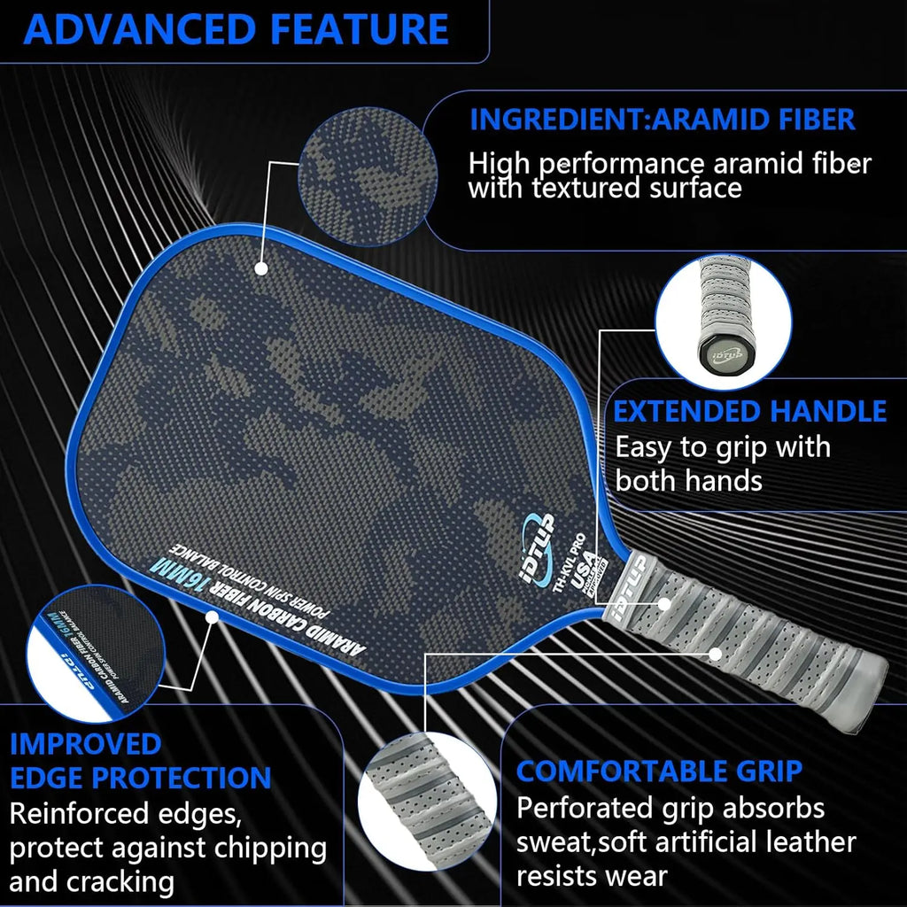 Carbon Fiber Paddle (16mm, USAPA Approved)