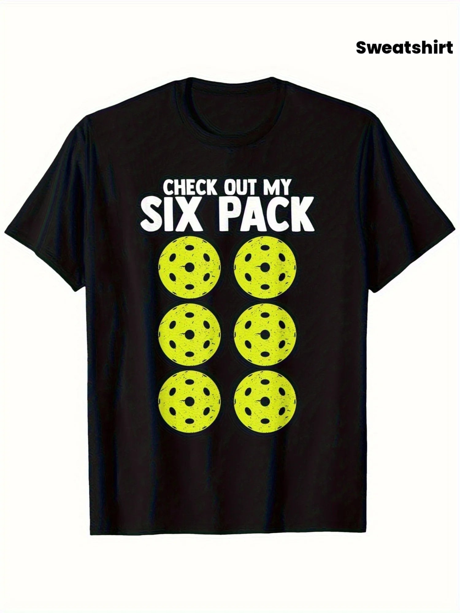 Funny Pickleball “Six Pack Abs” Tee