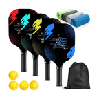 Pickleball Starter Set (4 Wood Paddles + Kit)