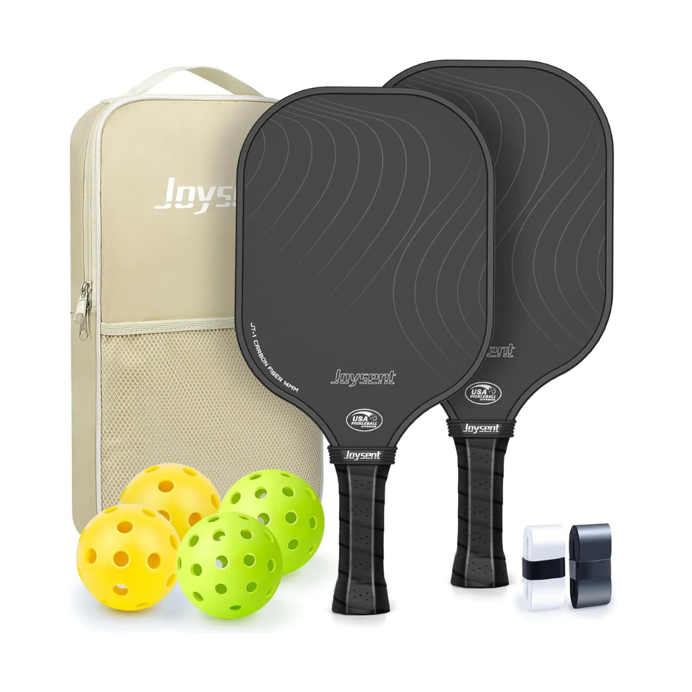Carbon Fiber Paddle Set (2 Paddles + Balls)